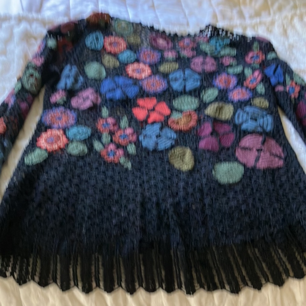 Peruvian Connection Crocheted Sweater - Picture 5 of 6